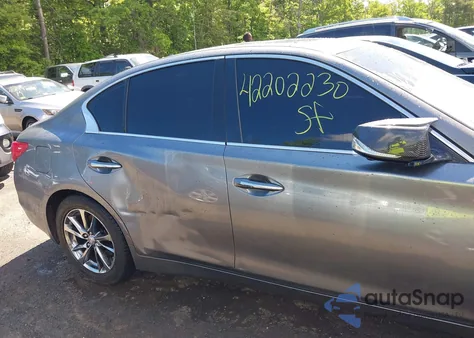 2015 Infiniti Q50 Premium from USA, damaged, VIN JN1BV7AR7FM409374